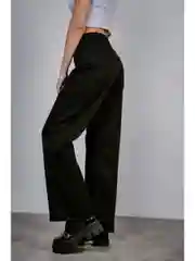 Джинсы женские Lady Dark Moda, с высокой посадкой, широкие, прямые, клеш