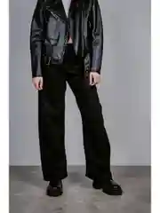 Джинсы женские Lady Dark Moda, с высокой посадкой, широкие, прямые, клеш