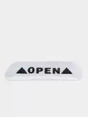 Белый светоотражающие наклейка OPEN 5шт
