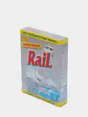 Порошок "Rail" для посудомоечных машин 5в1, 600 г