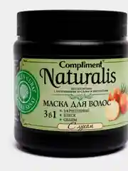 Compliment Naturalis Маска для волос с луком укрепление блеск объём, 500 мл