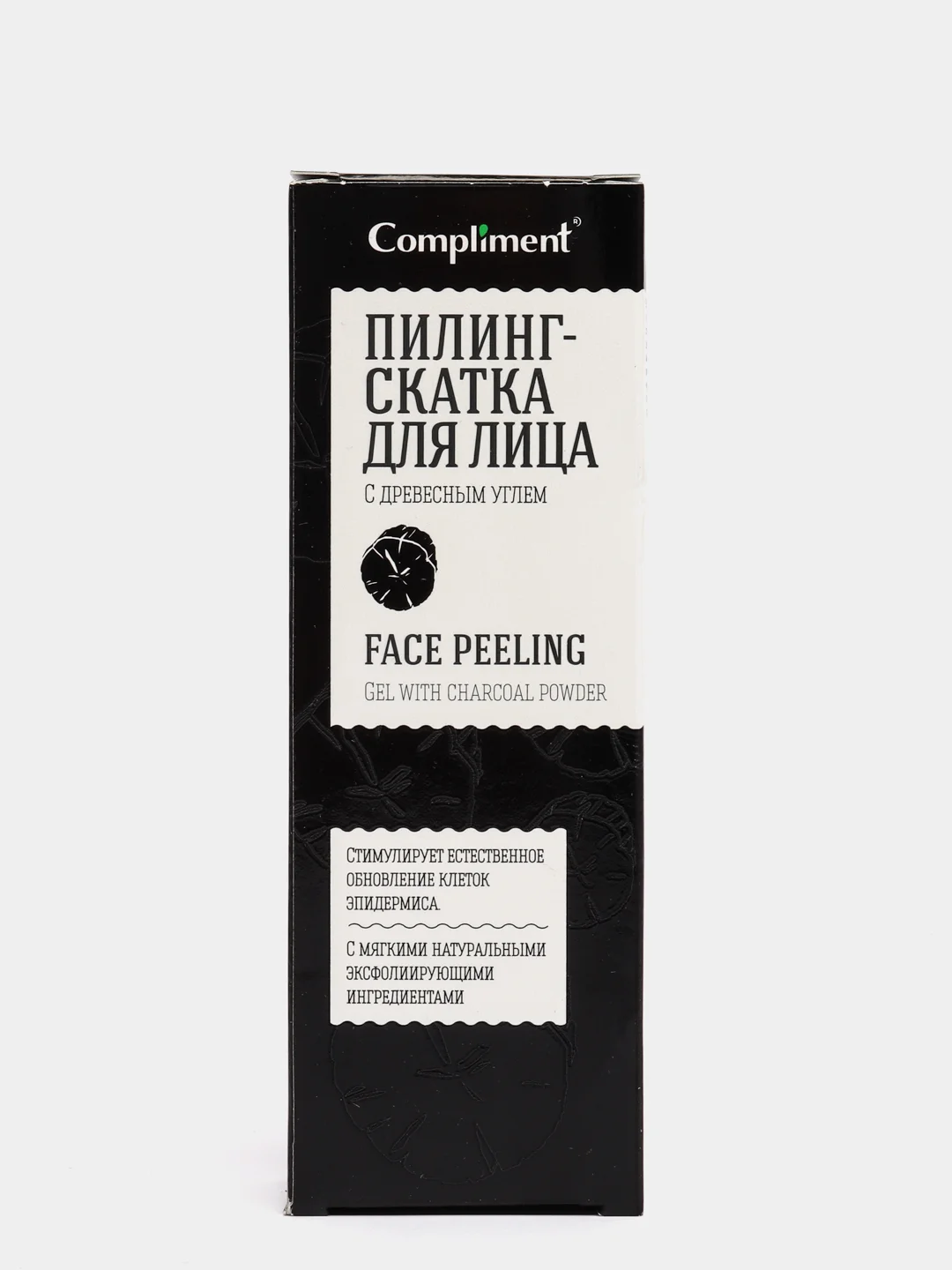 Compliment Пилинг-скатка для лица с древесным углем 80 мл