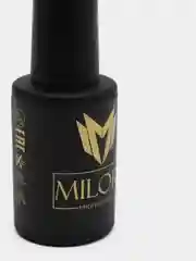 Гель-лак Milory Egg Black UV/LED, прозрачный, с белыми вкраплениями, 10 г