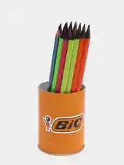 Набор чернографитовых карандашей BIC Evolution Triangle, Fluo, ECOlutions Black, 36 штук