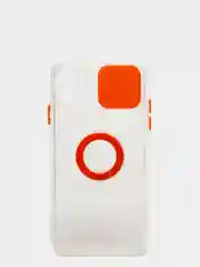 Чехол для iPhone 11 глянцевый, полупрозрачный, с защитой для камеры