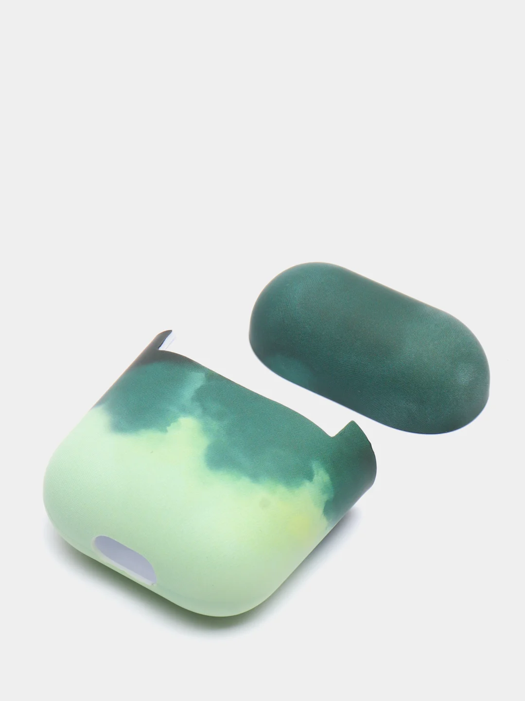 Бирюзовый чехол "Тай-дай" для apple airpods, кейс для наушников первого поколения pkt