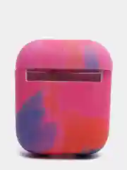 Вишнёвый чехол "Тай-дай" для apple airpods, кейс для наушников первого поколения pkt
