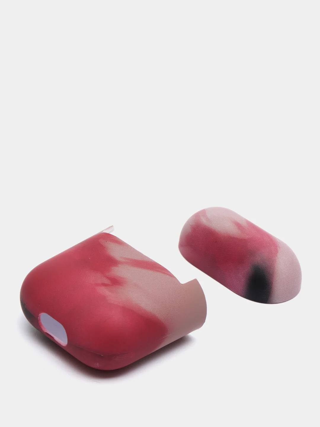 Алый чехол "Тай-дай" для apple airpods, кейс для наушников первого поколения pkt