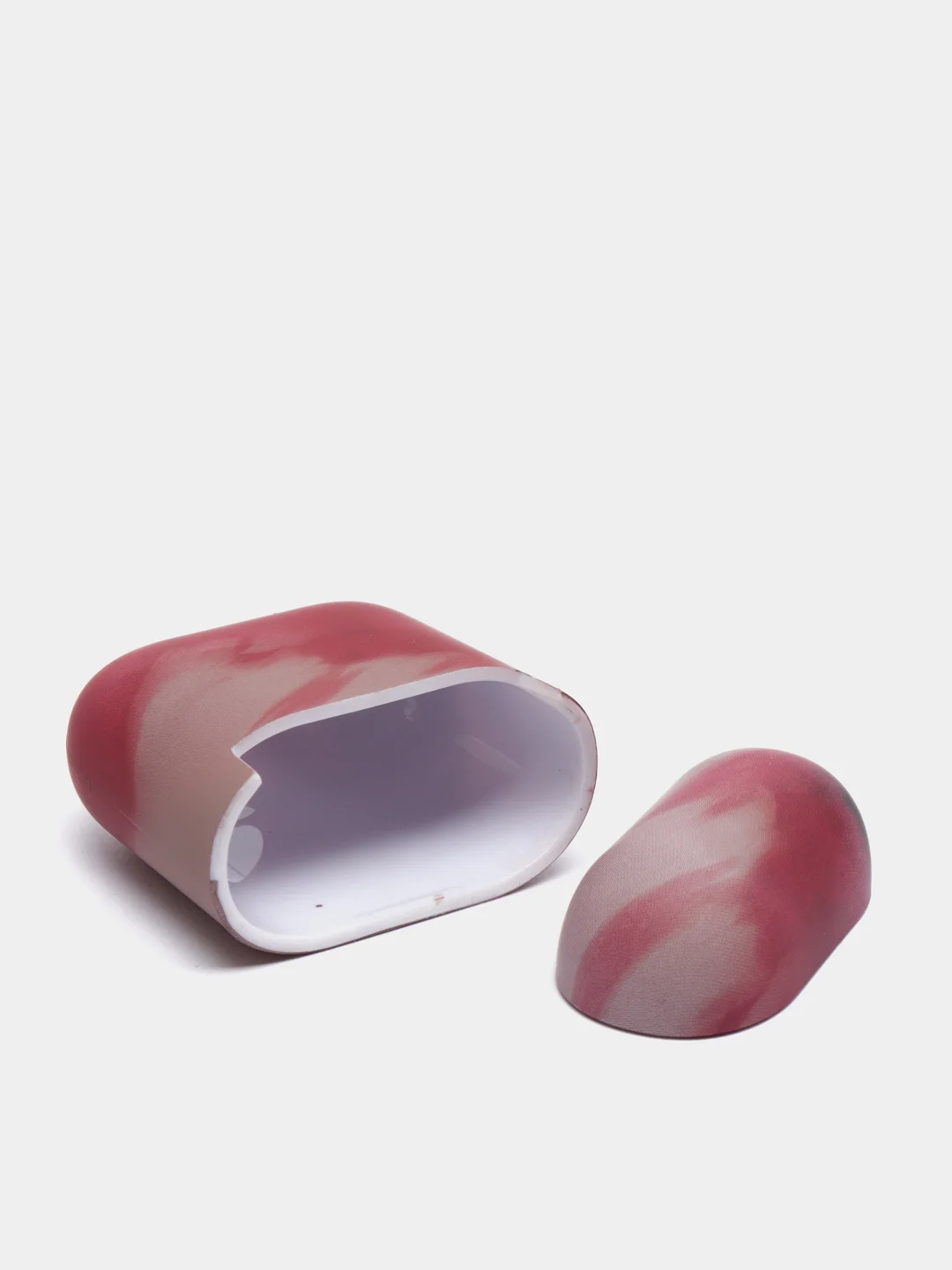 Алый чехол "Тай-дай" для apple airpods, кейс для наушников первого поколения pkt