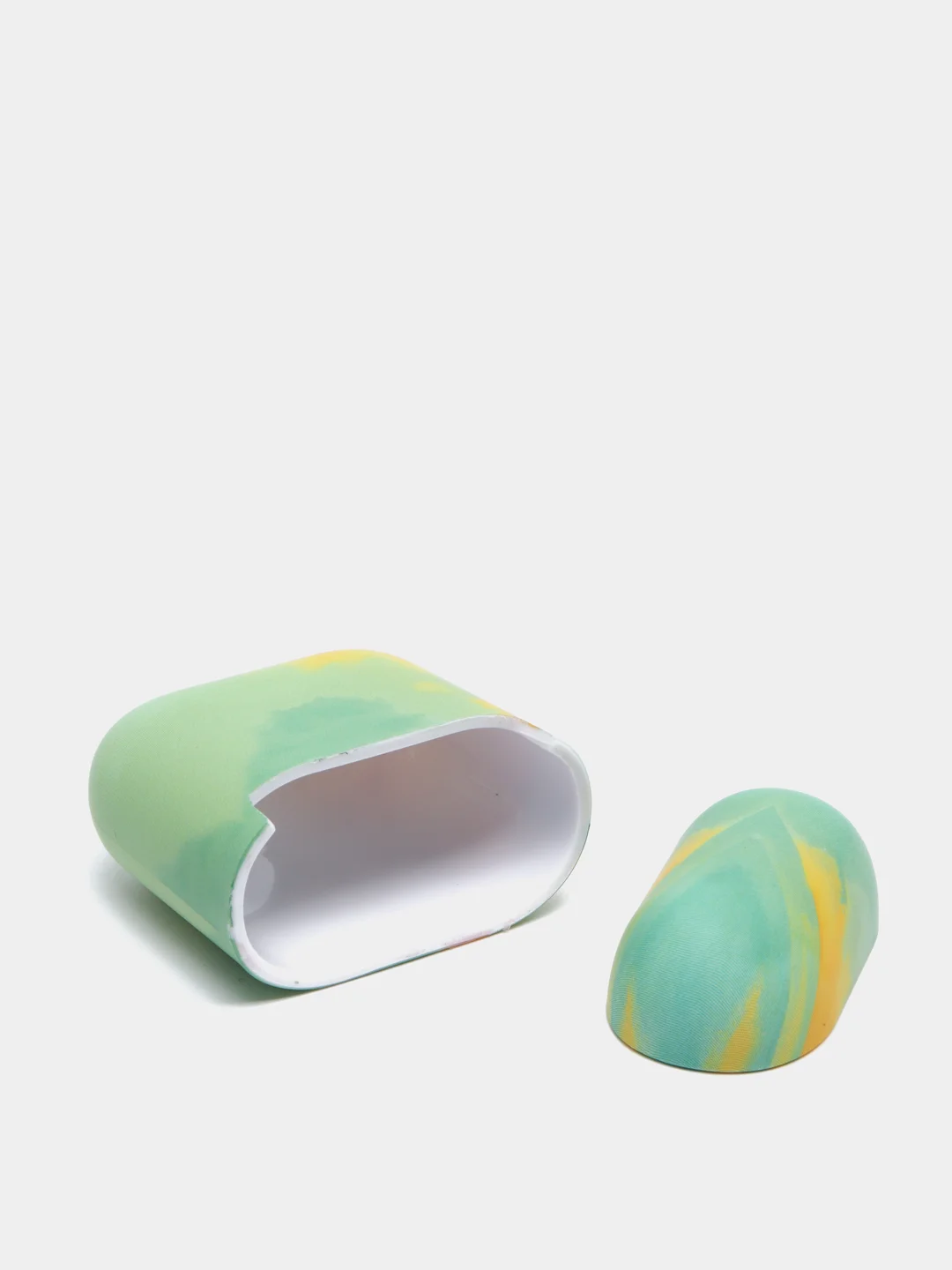 Желтый чехол "Тай-дай" для apple airpods, кейс для наушников первого поколения pkt