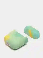 Желтый чехол "Тай-дай" для apple airpods, кейс для наушников первого поколения pkt