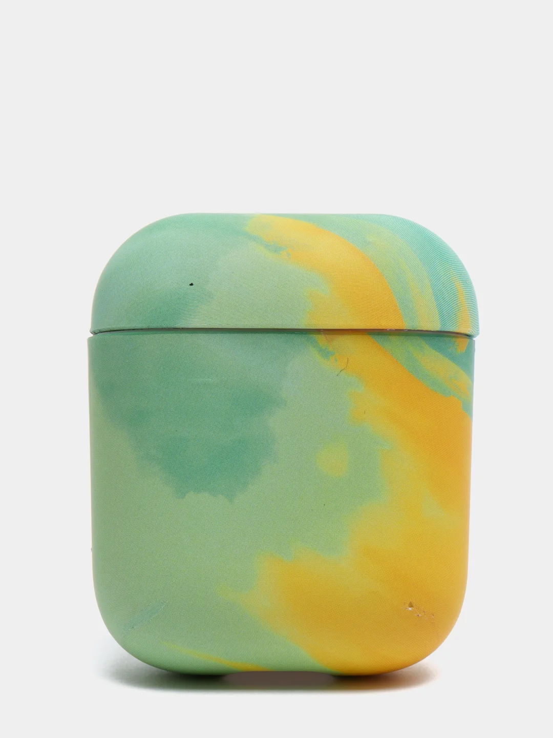 Желтый чехол "Тай-дай" для apple airpods, кейс для наушников первого поколения pkt