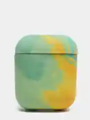 Желтый чехол "Тай-дай" для apple airpods, кейс для наушников первого поколения pkt