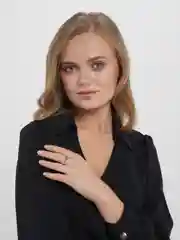 Фиолетовый кольцо "Сова" с глазками, регулируемое, унисекс