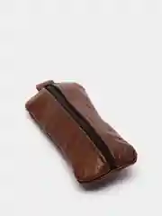 Рыжий ключница из натуральной кожи