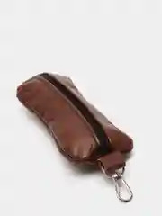 Рыжий ключница из натуральной кожи