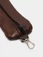Коричневый ключница из натуральной кожи