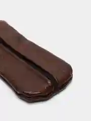 Коричневый ключница из натуральной кожи