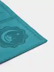 Тёмно-бирюзовый обложка на паспорт для мусульман из натуральной кожи
