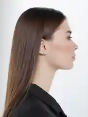 Серьги гвоздики с фианитом