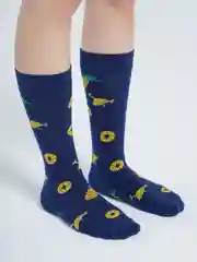 Синий цветные носки
