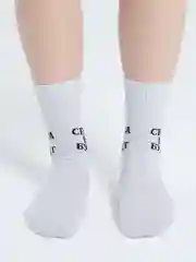Белый носки с надписями