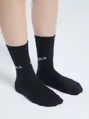 Черный носки с надписями