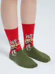 Желтый носки "Арт"