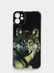 Тёмно-серый чехол Apple iPhone 11 чехол силиконовый с рисунком
