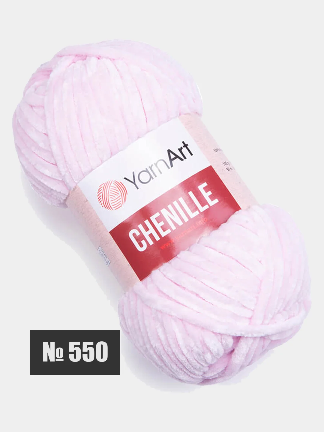 Розовый пряжа плюшевая YarnArt Chenille