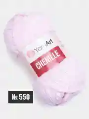 Розовый пряжа плюшевая YarnArt Chenille