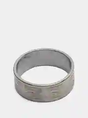 Серый кольца с узорами