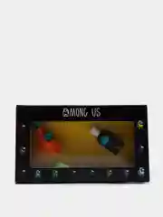 Бирюзовый набор из 4 игрушек Among us со сменными шляпками
