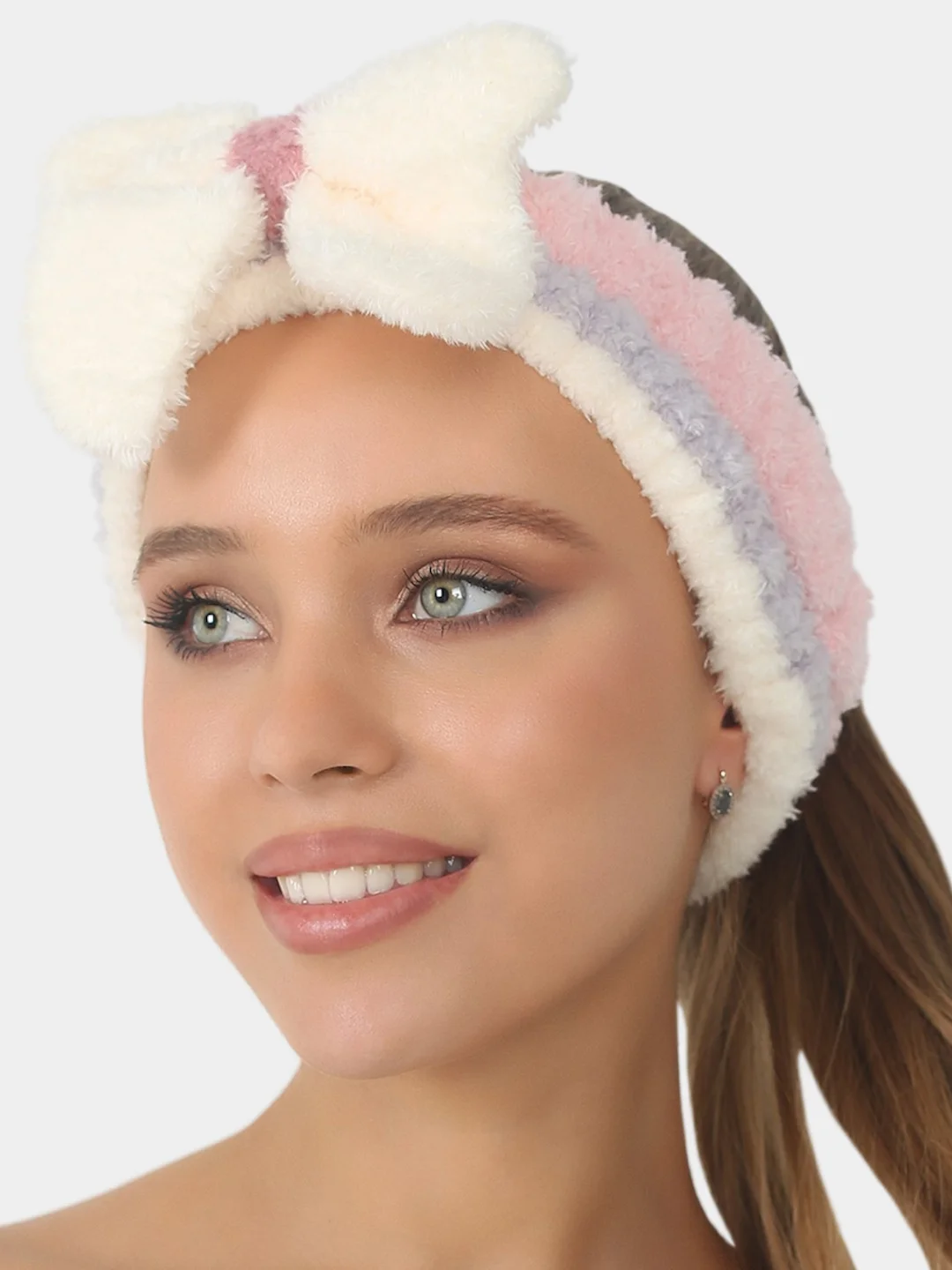 BEAUTY4LIFE Повязка для волос, женская, косметическая "Ушки"