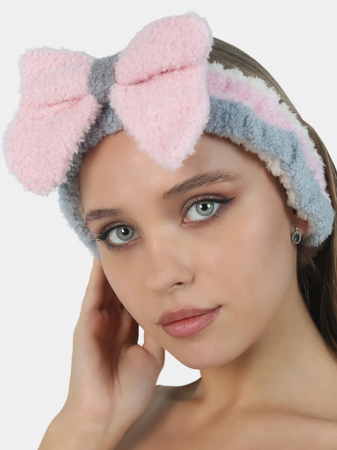 BEAUTY4LIFE Повязка для волос, женская, косметическая "Ушки"