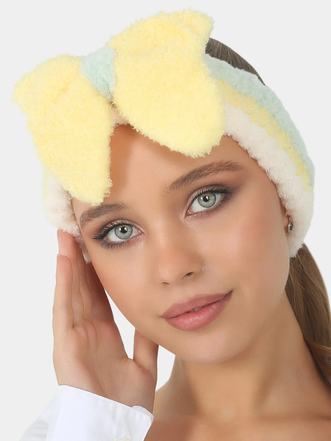 BEAUTY4LIFE Повязка для волос, женская, косметическая "Ушки"