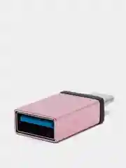 Розовый переходник отг OTG с Type-C на USB