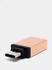 Золотой переходник отг OTG с Type-C на USB