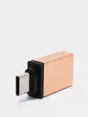Золотой переходник отг OTG с Type-C на USB