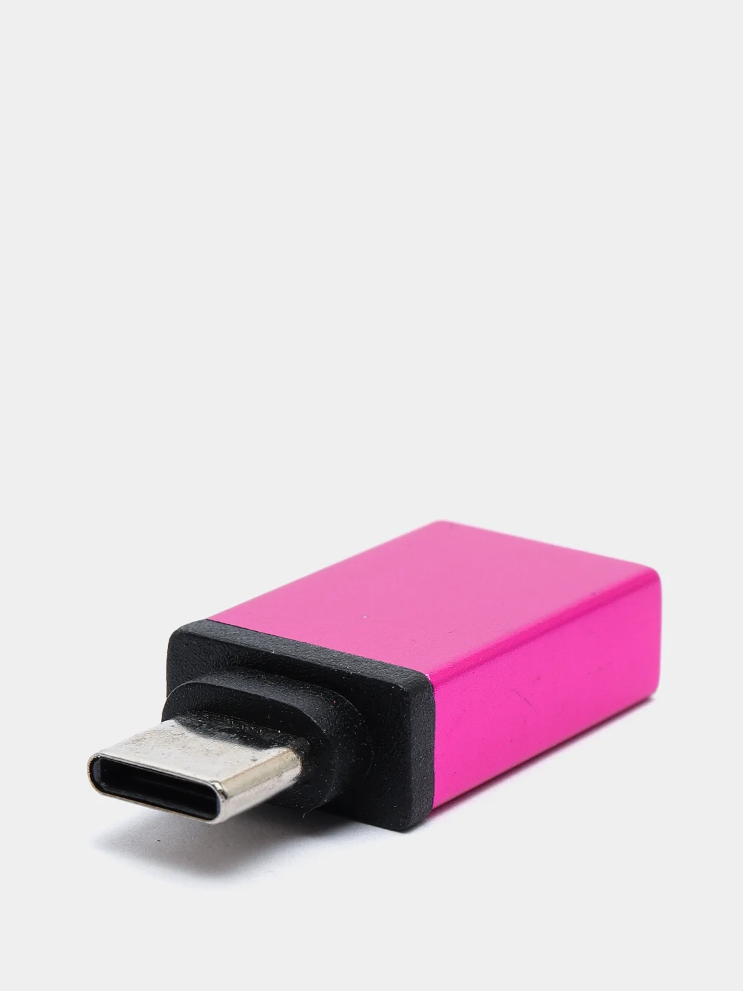 Фуксия переходник отг OTG с Type-C на USB