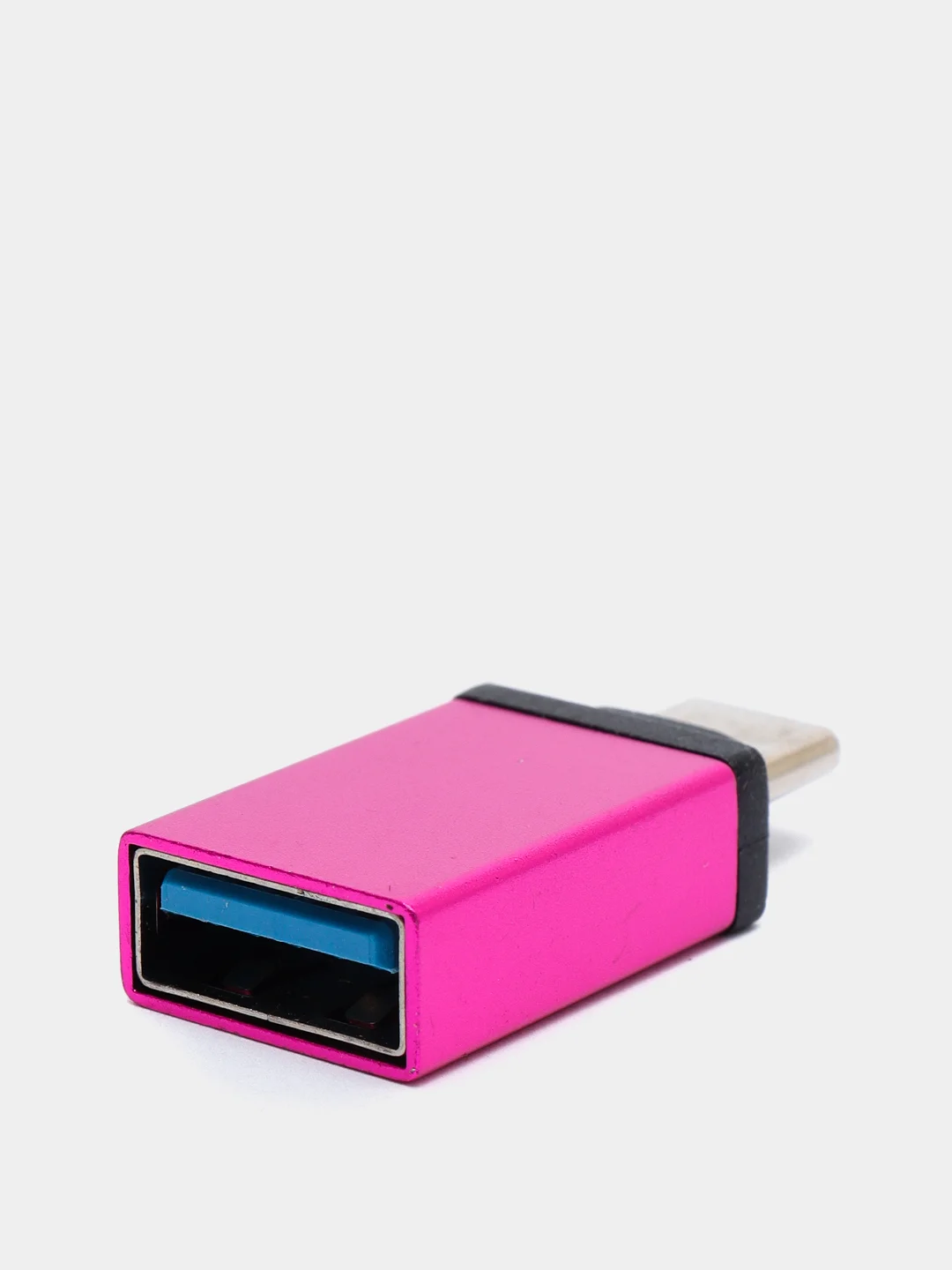 Фуксия переходник отг OTG с Type-C на USB
