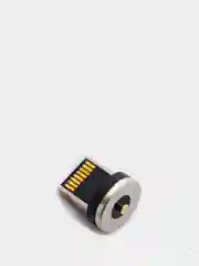 Небесно-голубой кабель магнитный для зарядки телефона Apple Lightning, Type-C, Micro-USB