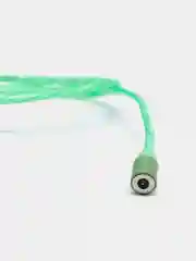 Зеленый кабель магнитный светящийся, коннекторы Lightning, Type-C, Micro-USB