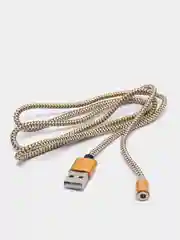 Золотой кабель магнитный для зарядки телефона Apple Lightning, Type-C, Micro-USB