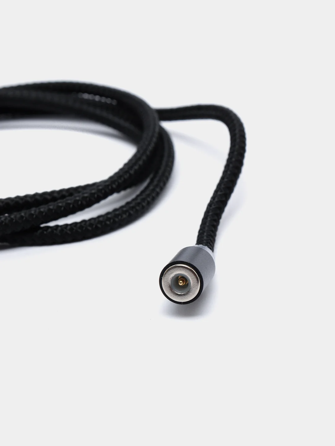 Черный кабель магнитный для зарядки телефона Apple Lightning, Type-C, Micro-USB