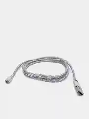 Серебряный кабель магнитный для зарядки телефона Apple Lightning, Type-C, Micro-USB