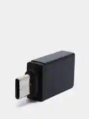 Черный переходник отг OTG с Type-C на USB