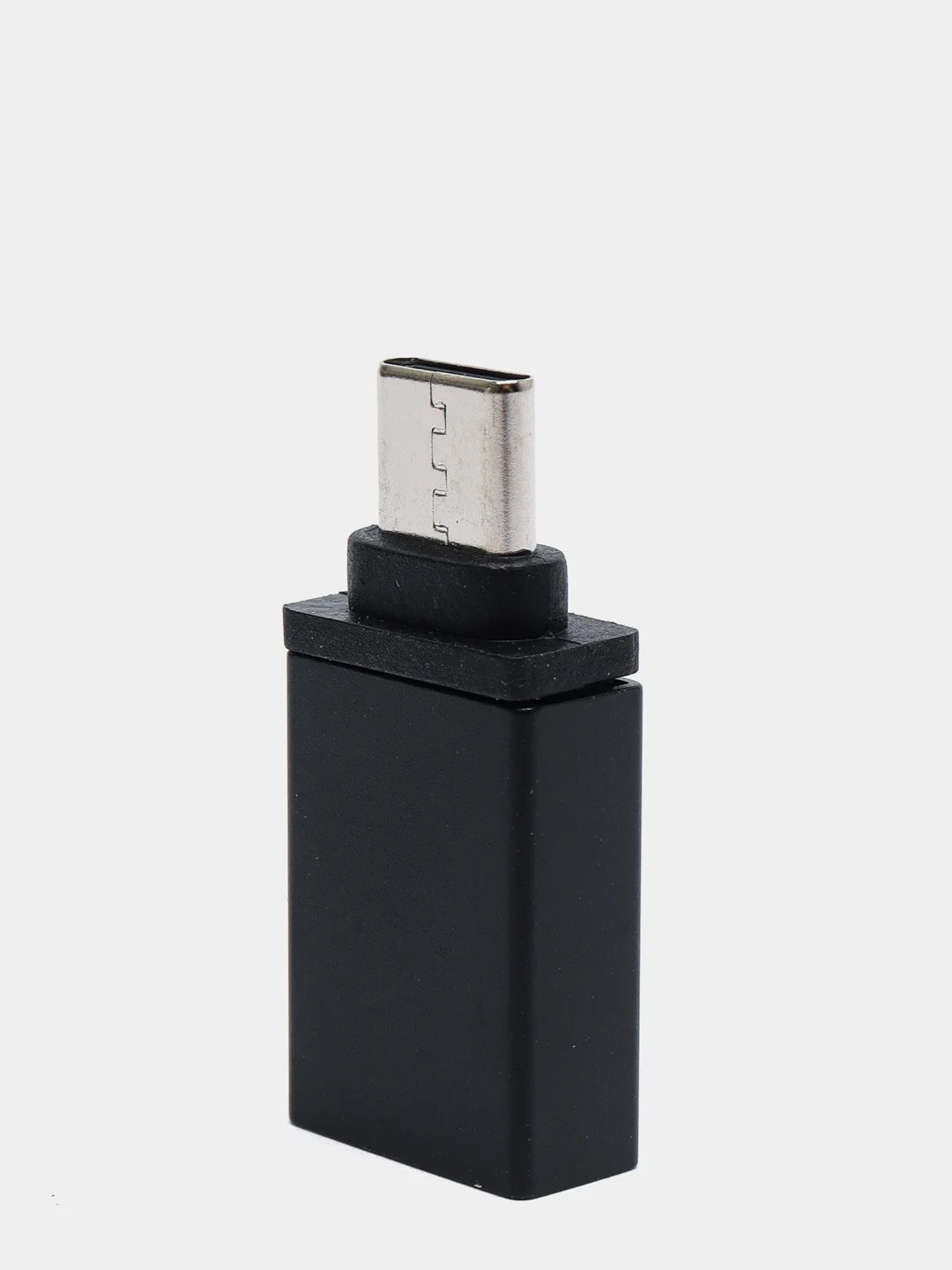 Черный переходник отг OTG с Type-C на USB