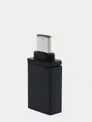 Черный переходник отг OTG с Type-C на USB