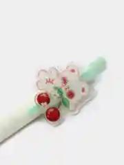 Ручка гелевая чёрная Cherry / Ручки гелевые / Ручки шариковые